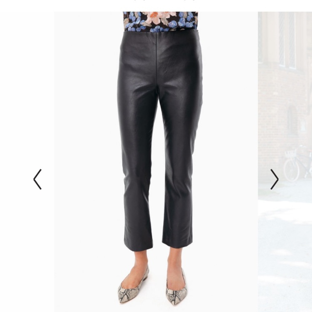 Tuckernuck Ashford Faux Leather Cropped Pants